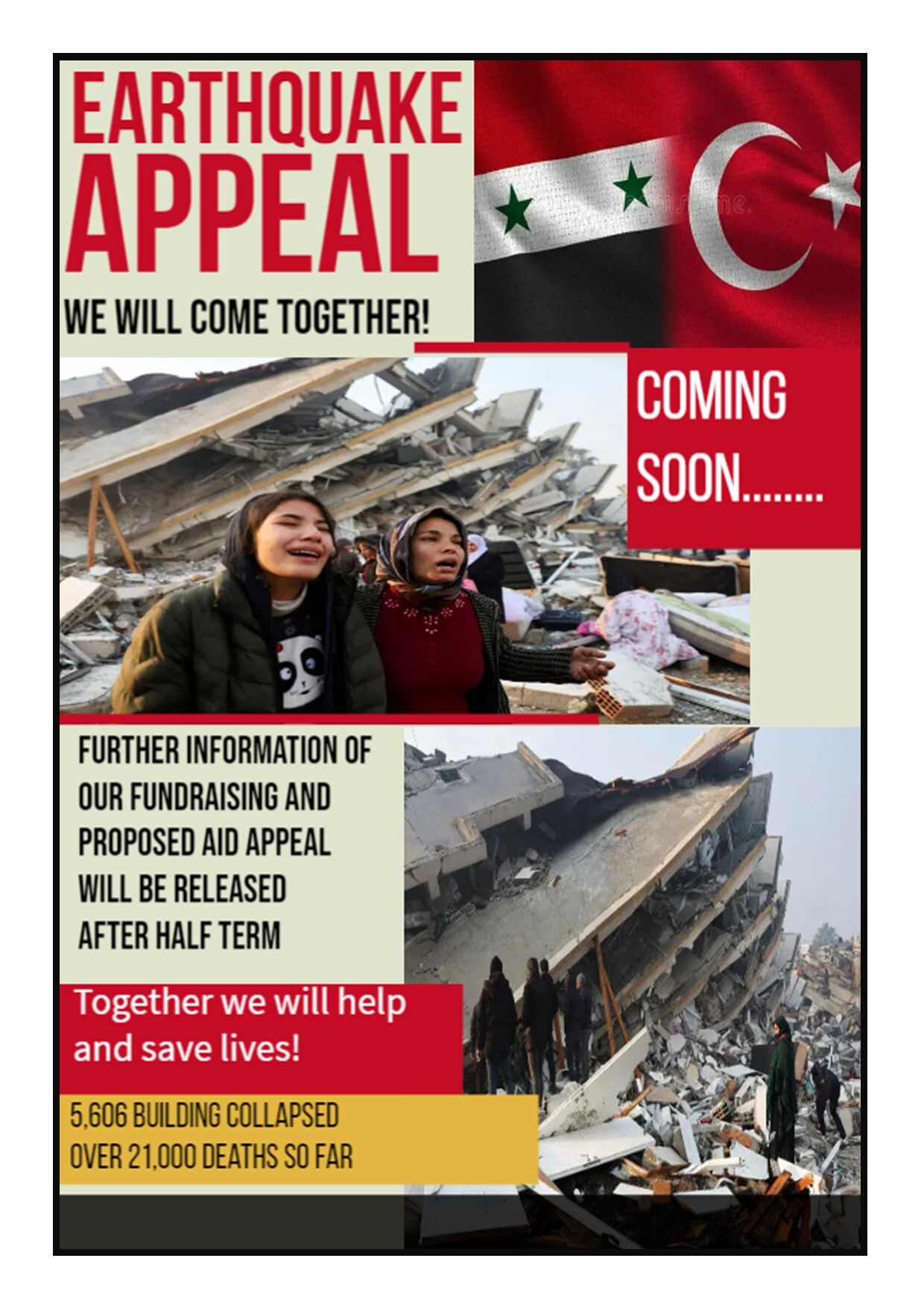 Turkey & Syria Fundraising Coming Soon