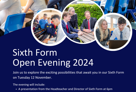 Sixth Form Open Evening 2024 (1)